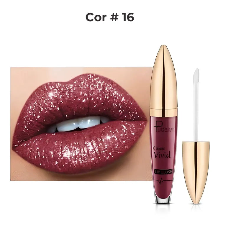 Maquiagem - Brilho Labial Diamond Glitter