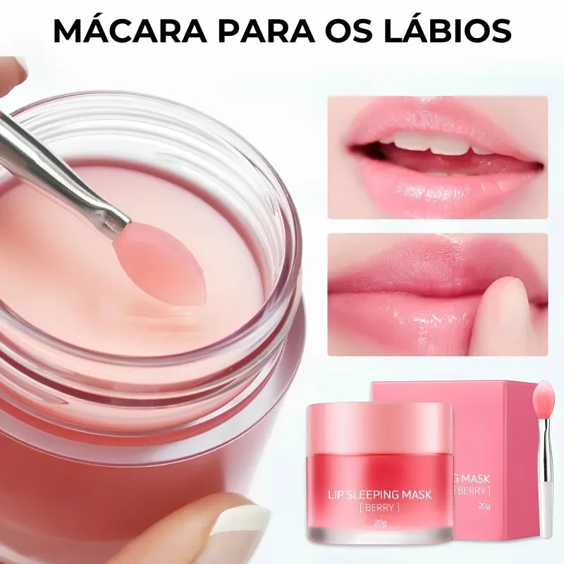 Máscara Labial de Frutas Vermelhas