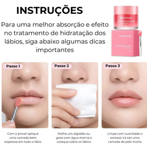 Máscara Labial de Frutas Vermelhas