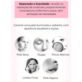 Creme Facial Coreano Hidratante Clareador com Ácido Hialurônico