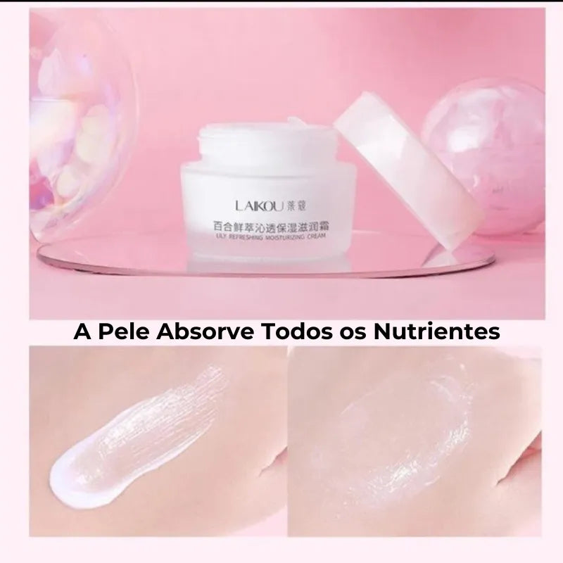 Creme Facial Coreano Hidratante Clareador com Ácido Hialurônico