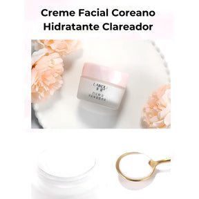 Creme Facial Coreano Hidratante Clareador com Ácido Hialurônico