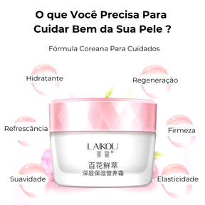 Creme Facial Coreano Hidratante Clareador com Ácido Hialurônico