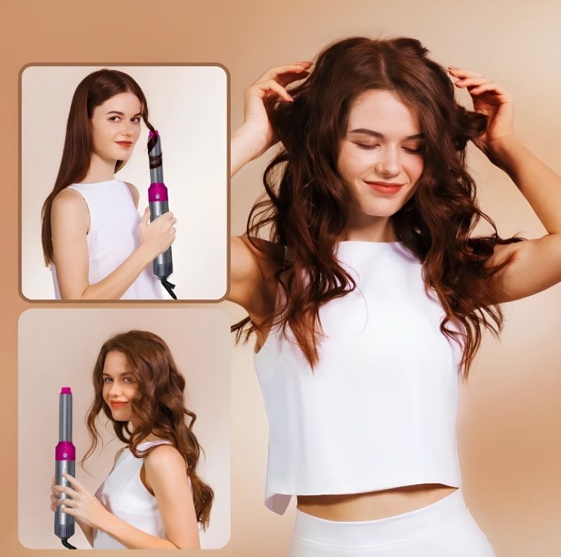 Kit Secador com 6 Peças - Penteado Prático e Perfeito