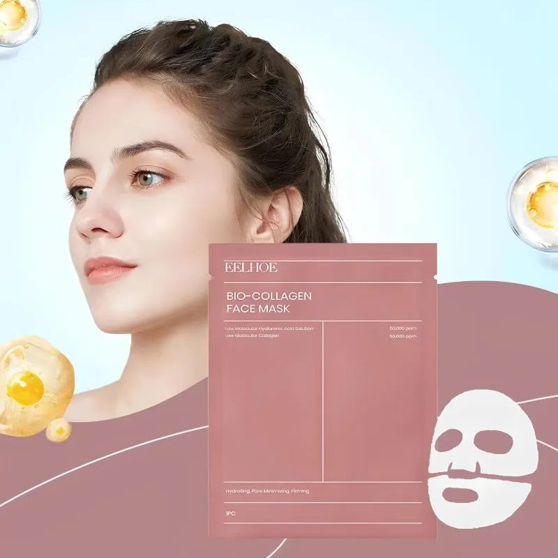 Máscara Facial de Biocolágeno - Hidratação e Clareamento Profundo