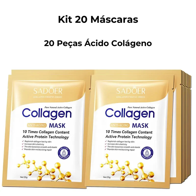 Máscara Facial Coreana - Hidratação, Firmeza e Clareamento