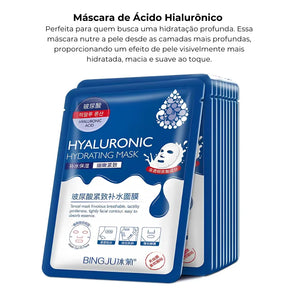 Máscara Facial Coreana - Hidratação, Firmeza e Clareamento