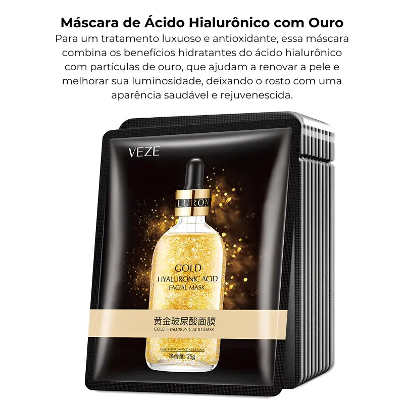 Máscara Facial Coreana - Hidratação, Firmeza e Clareamento