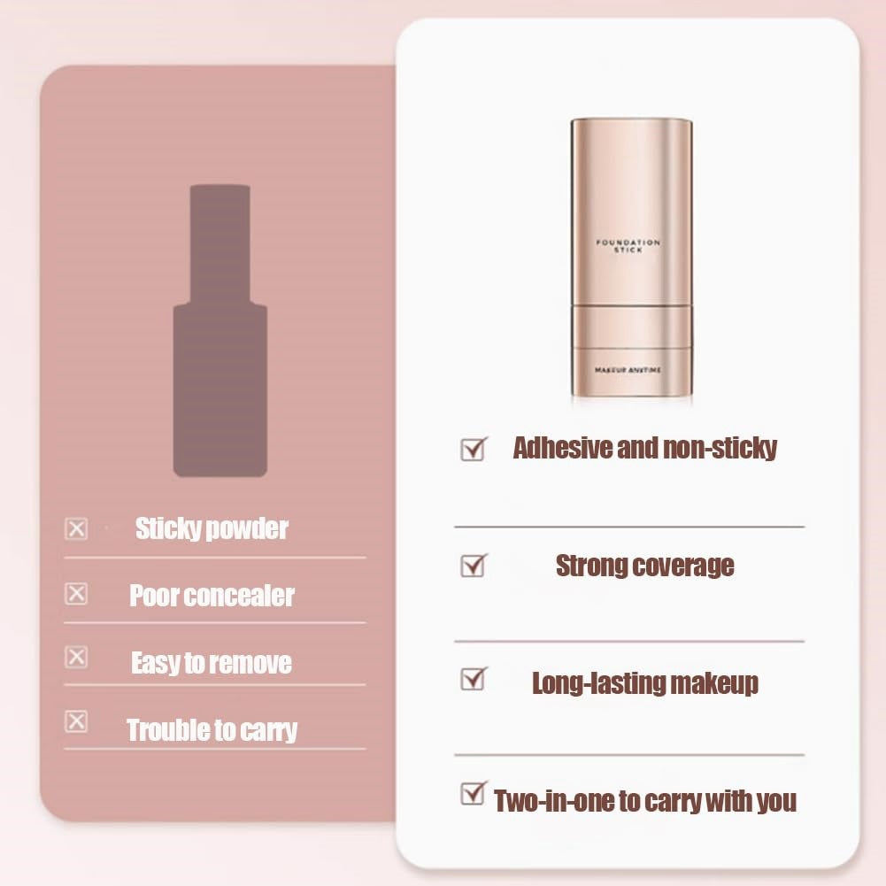 Vivien Beauty Foundation Stick Foundation Stick Moisturizing Lightweight Long-lasting Refreshing No Makeup