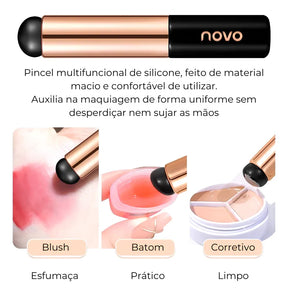 Pincel de Silicone Para Maquiagem