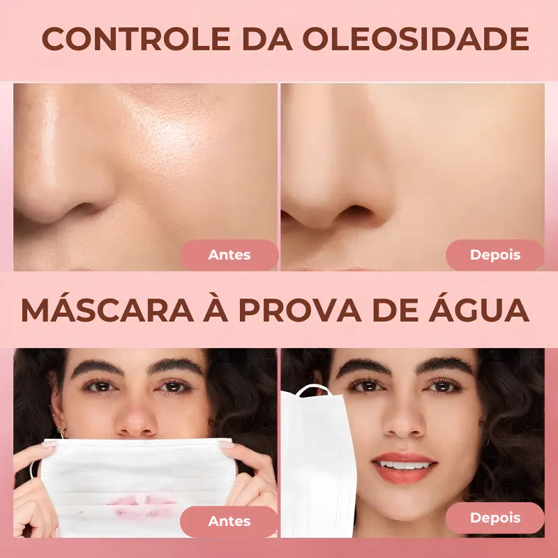 Pó Compacto Facial Controle de Óleo 24h FPS 30