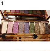 Sombra com Glitter - Paleta com 9 Cores Perfeitas