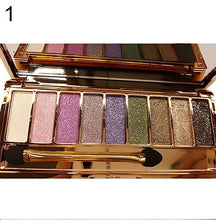 Sombra com Glitter - Paleta com 9 Cores Perfeitas