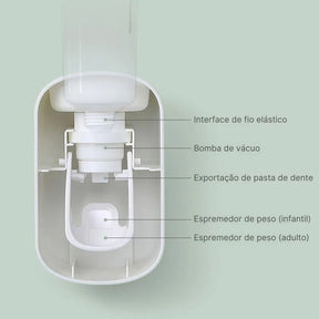 Dispenser de Pasta de Dente Inteligente Lenogue