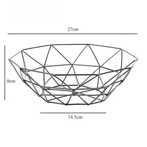 Fruteira de Mesa Cesta de Fruta e Decoração de Mesa Lenogue