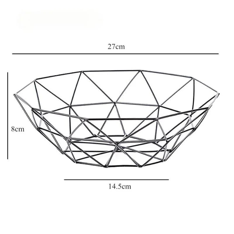 Fruteira de Mesa Cesta de Fruta e Decoração de Mesa Lenogue