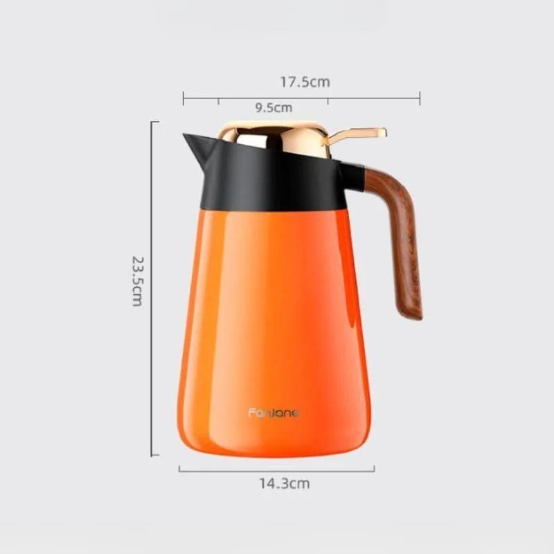 Garrafa Térmica Café Chá Inox 1.6L Lenogue