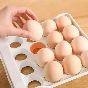 Organizador de Geladeira com Gavetas Porta Ovos Lenogue