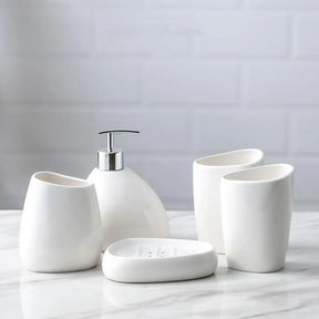 Saboneteira Kit Banheiro Lavabo Conjunto de Banheiro Lenogue